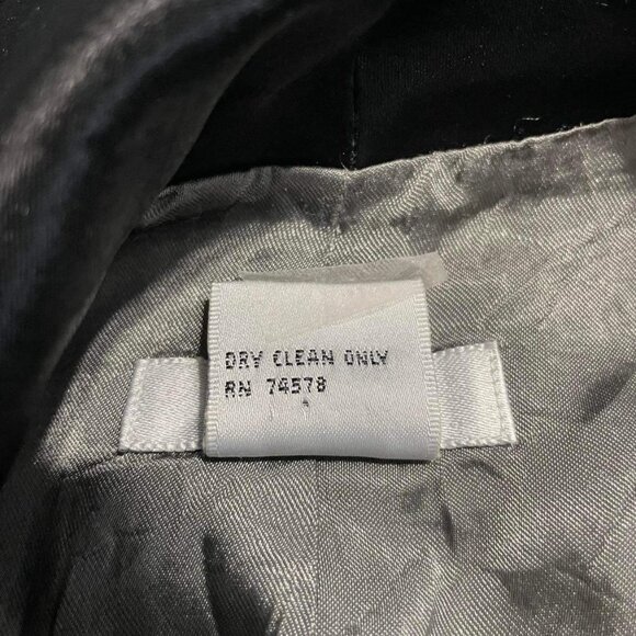 Cache Size 2 Black Jacket Blazer Classy Elegant - Picture 6 of 6